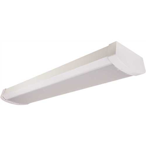 48 in. 3,000 Lumens Integrated LED Dimmable White Wraparound 4000K