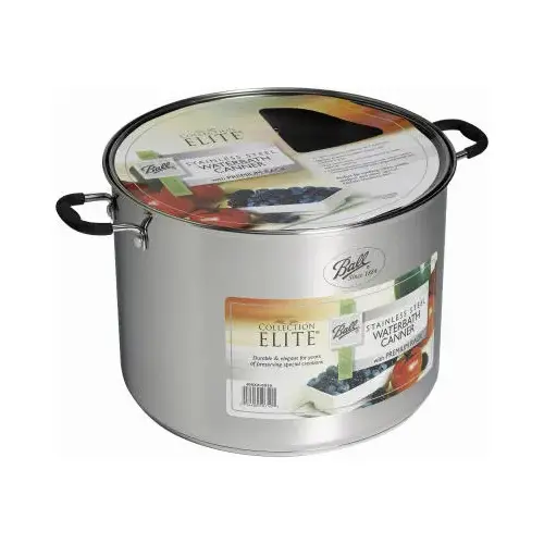Collection Elite Series Water Bath Canner, 21 qt Capacity, Stainless Steel Pair