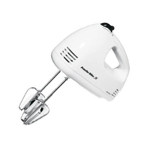 HAMILTON BEACH 62515PS Easy-Mix Series 62515R Hand Mixer, 125 W, 5-Speed, White