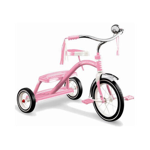 Dual Deck Tricycle, 2-1/2 to 5 years, Steel Frame, 12 x 1-1/4 in Front Wheel, 7 x 1-1/2 in Rear Wheel