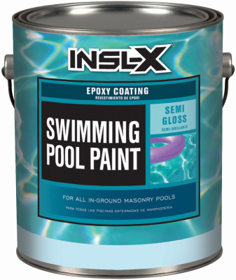 Insl-X IG4042S99-2K Swimming Pool Paint  S-G 2PART Indoor and Outdoor Semi-Gloss Ocean Blue Epoxy 2 gal Ocean Blue