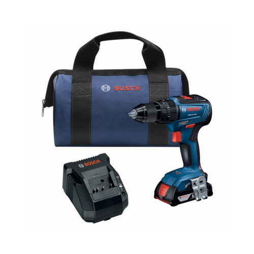 Bosch GSB18V-490B12 Hammer Drill Driver With 2.0ah Slimpack Battery 18v