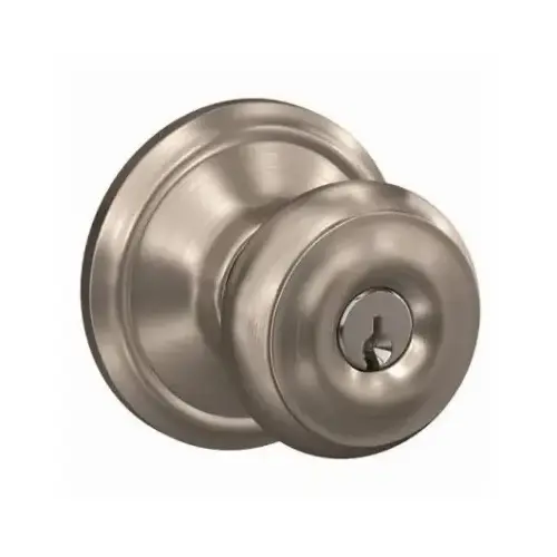 Entry Lockset Georgian Satin Nickel 1-3/4" Satin Nickel