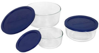 Pyrex 6010170 Food Storage Container Set Clear Clear