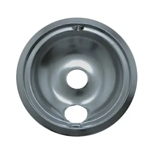 Range Kleen 120A Electric Range Drip Pan, "B" Series Plug-In Element, Chrome, 8 In.