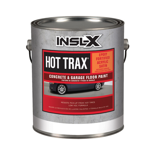 Insl-X HTF110092-01 Concrete & Garage Floor Paint Hot Trax White Water-Based Acrylic 1 gal White