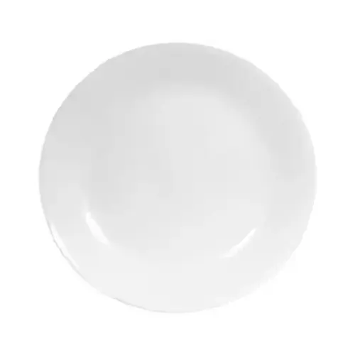 Dinner Plate White Glass Winter Frost White 10-1/4" D White