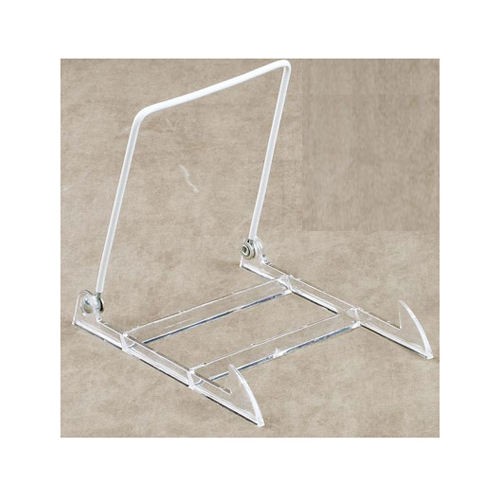 Adjustable Easel Plastic Clear - pack of 6