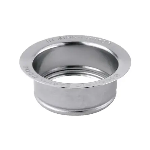 Garbage Disposal Accessories; Type: Sink Flange ; For Use With: In-Sink-Erator. - Food Waste Disposers ; Material: Stainless Steel ; UNSPSC Code: 52141500