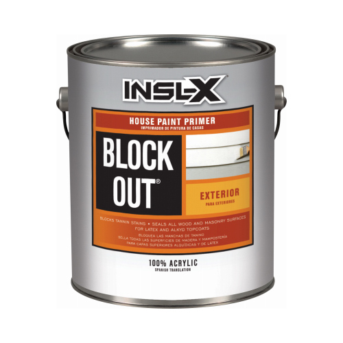Insl-X TB2100099-01 Primer Block Out White Flat Acrylic 1 gal White