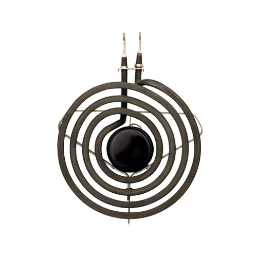 Plug-In Top Burner Metal 6.625" W X 6" L Black