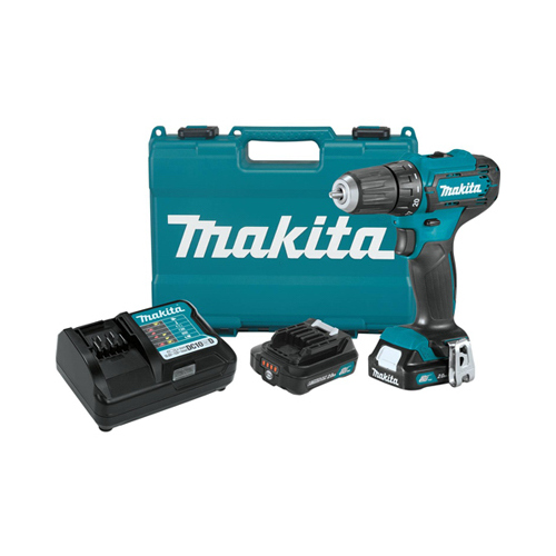 Makita FD09R1 Cordless Drill 12 V 3/8" Brushed Kit (Battery & Charger)