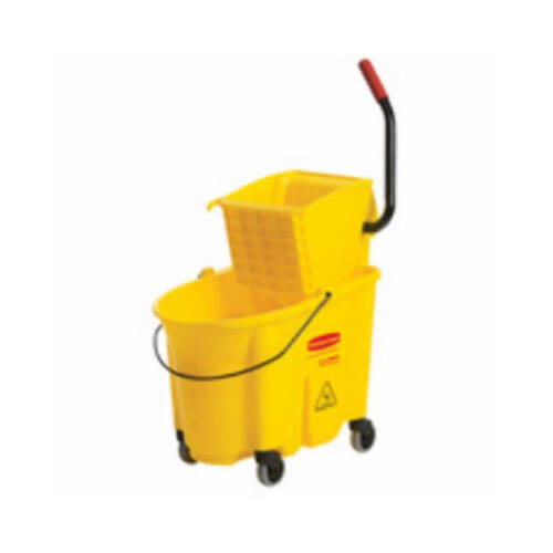 Rubbermaid 1887305 Mop Bucket WaveBrake 35 qt Yellow Yellow