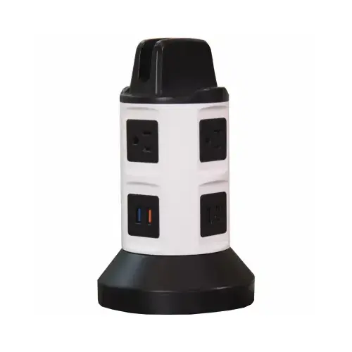 Bell + Howell 2889 Charging Station Spin Power White
