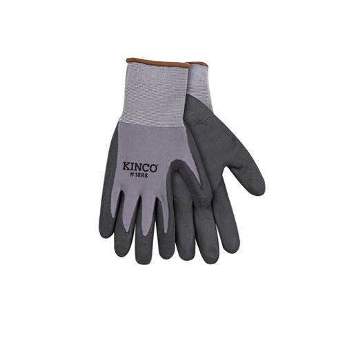 Palm Gloves Men's Indoor/Outdoor Black/Gray M Black/Gray