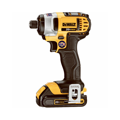 Impact Driver 20V MAX 20 V 1/4" Cordless Brushed Kit (Battery & Charger)