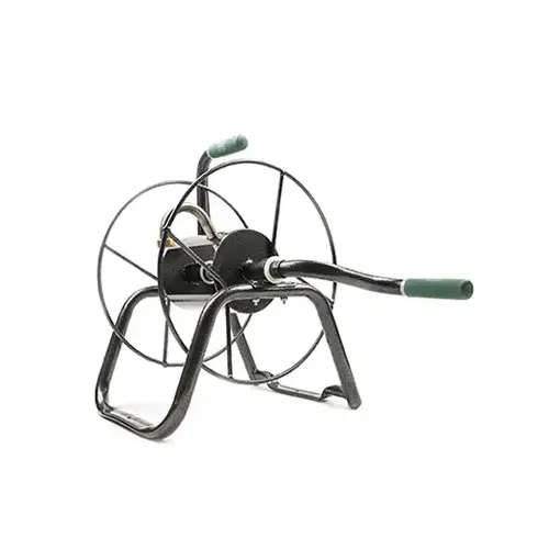 Yard Butler HR-1 Hose Reel 75 ft. Silver Free Standing Silver