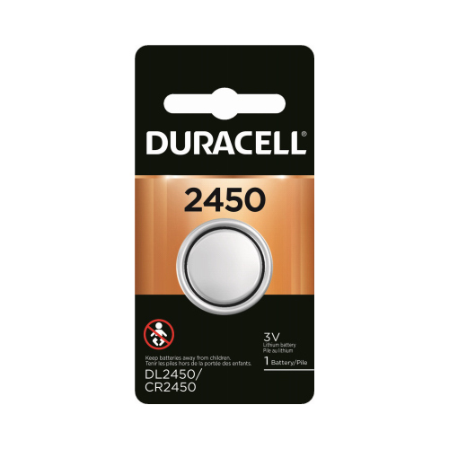 DURACELL DISTRIBUTING NC 00222 Lithium Home Medical Battery, Size 2450, 3-Volt