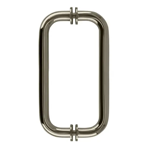 CRL BM8X8PN Polished Nickel 8" BM Series Tubular Back-to-Back Pull Handle