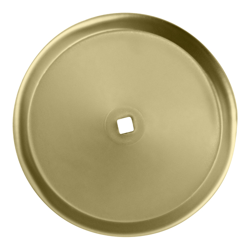 Brixwell 900-10221 2-3/4" (Di) Metal Closet Cabinet Knob Round Backplate Polished Brass