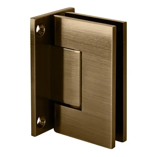 CRL GEN037ABR Antique Brass Geneva 037 Series Wall Mount Full Back Plate Standard Hinge