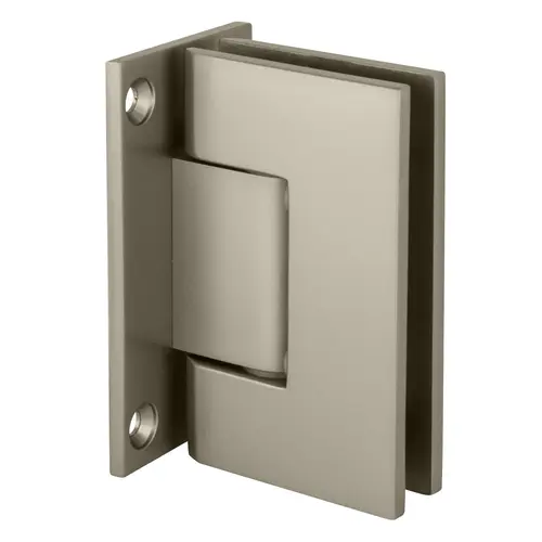 Satin Nickel Geneva 037 Series Wall Mount Full Back Plate Standard Hinge