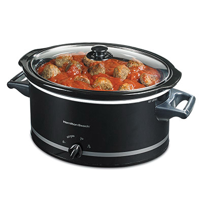 HAMILTON BEACH 33182 Slow Cooker, 8-Qt.