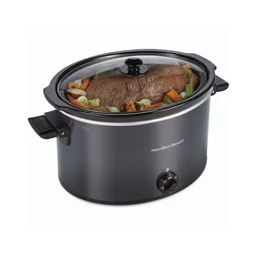 HAMILTON BEACH 33191 Slow Cooker, Oval, 10-Qt., XL Capacity