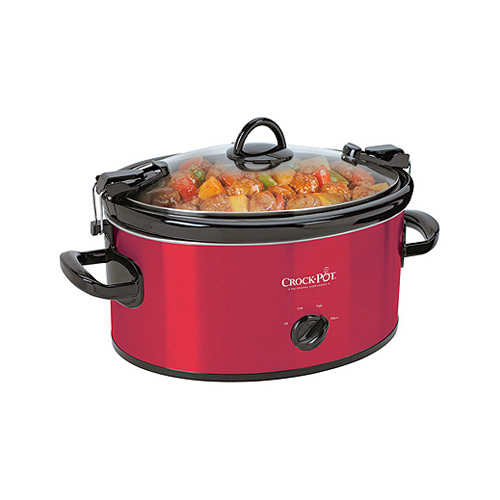 Newell Brands Distribution 6QT RED Oval Crock Pot SCCPVL600-R