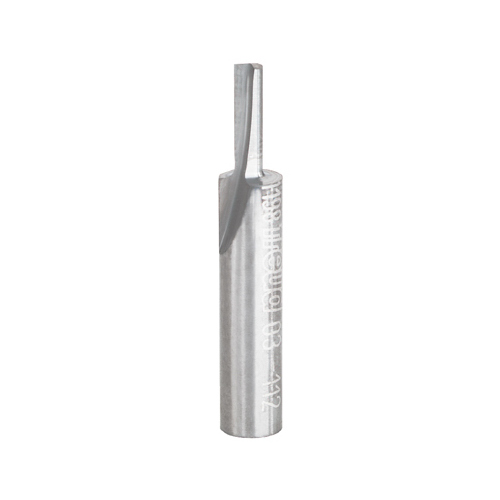 Router Bit, Straight, Single Flute, 1/8-In.