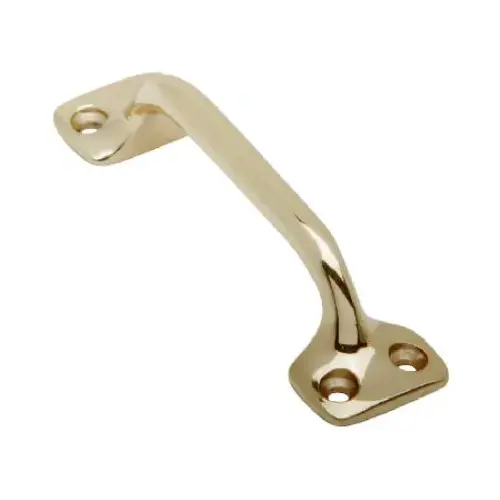 Bar Window Lift 4" L Bright Metallic Brass Universal Bright