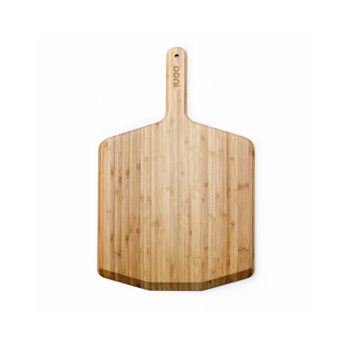 Pizza Peel and Serving Board, Bamboo Blade, Brown Handle