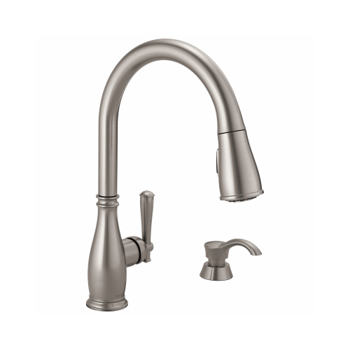 Delta 19962Z-SSSD-DST Pull-Down Kitchen Faucet Charmaine One Handle ...