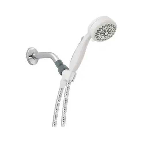 Showerhead White Stainless Steel 7 settings 1.75 gpm White