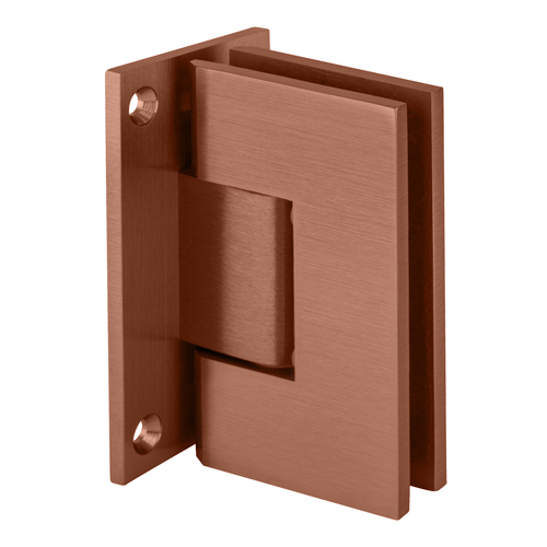 Brushed Copper Vienna 037 Series Wall Mount Full Back Plate Hinge