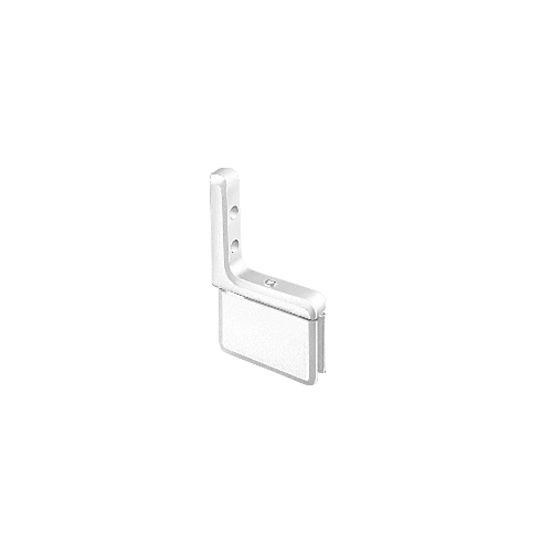 White with Chrome Accent Prima 03 Series Wall Mount Hinge