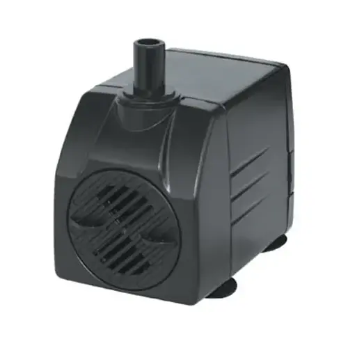 Fountain Pump 4.5 ft. Plastic 120 gal 115 V Black