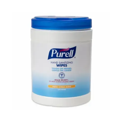 PURELL 9113-06-XCP6 Sanitizing Wipes White - pack of 6