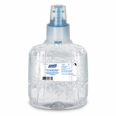 GOJO 1903-02 1200 ml Advanced Sanitizer Gel Refill Clear