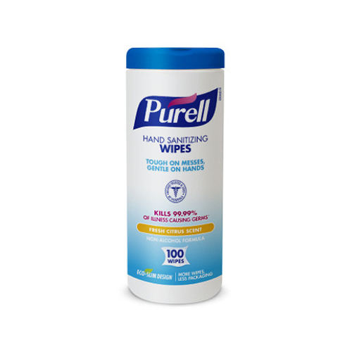 PURELL 9111-12-XCP12 Sanitizing Wipes Canister - pack of 12