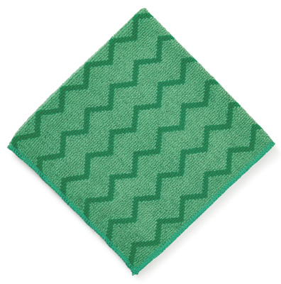 Rubbermaid FGQ62000GR00 Hygen General Purpose Microfiber Cloth Green