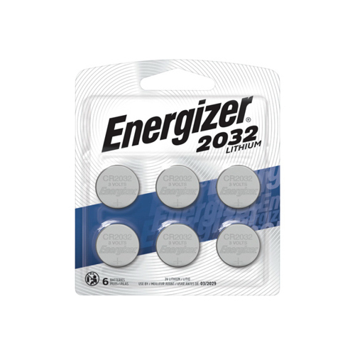 Energizer 2032BP-6 Lithium Battery - pack of 6