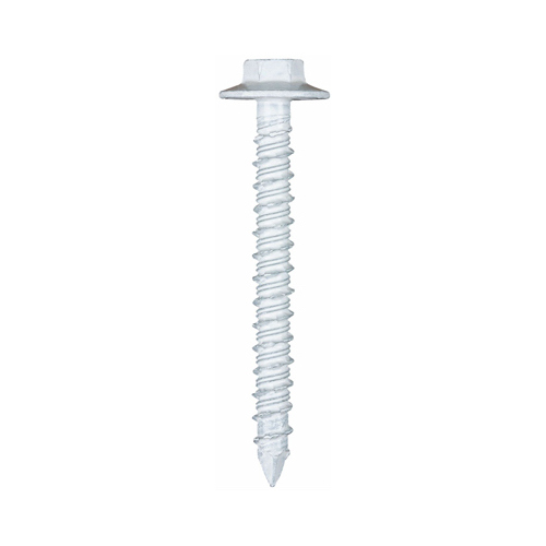 Concrete Screw Anchors, Hex Head, 1/4 x 2-1/4-In  pack of 50