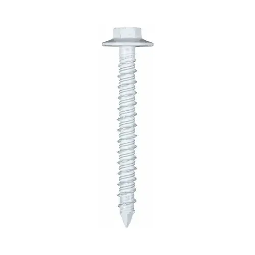 Concrete Screw Anchors, Hex Head, 1/4 x 2-1/4-In - pack of 50