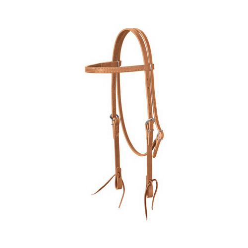 Harness Headstall, Brown Leather, 5/8 In.