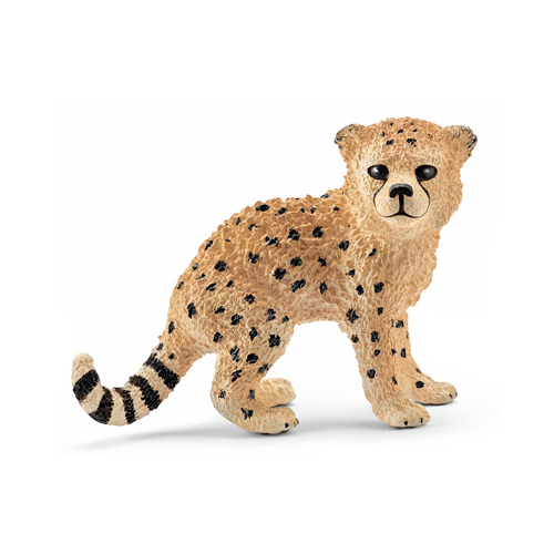 Schleich-S 14747 Figurine, 3 to 8 years, Cheetah Cub, Plastic