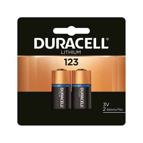DURACELL DISTRIBUTING NC 21210 Lithium Photo Battery, #123, 3-Volt  pair