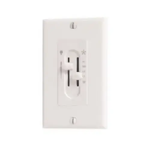 Ceiling Fan/Light Control, 3-Speed Dual Slide