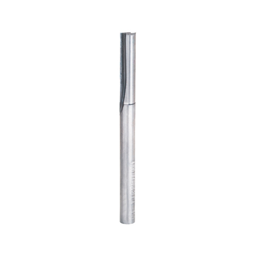 Router Bit, Straight, Double Flute, 1/4-In.