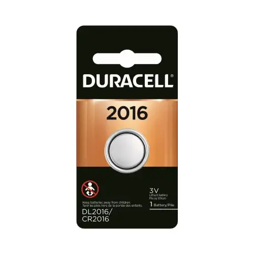 DURACELL DISTRIBUTING NC 10110-XCP6 Lithium Keyless Entry Battery, #2016, 3-Volt - pack of 6